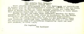 Sehr geehrter Herr Baumgart, sehr geehrte gnädige Frau!