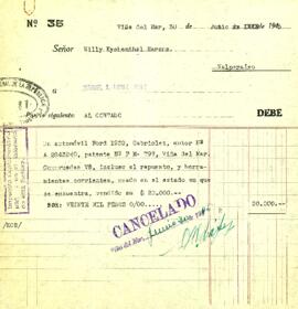 Documento N°35 de compraventa de vehículo.
