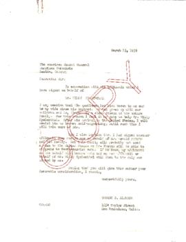 Documentos relativos a la emigración de Willy Kychenthal.