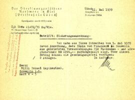 Mensaje del presidente de Finanzas de Nordmark in Kiel