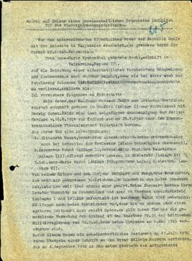 Procedimiento de restitución