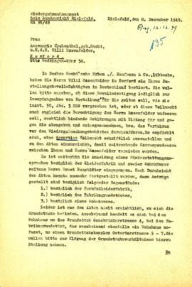 Frau Annemarie Kychenthal, geb.Hecht