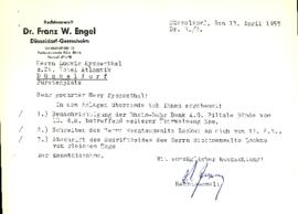 Dr. Franz W. Engel