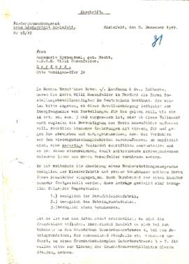 Wiedergutmachungsamt beim Landgericht in Bielefeld