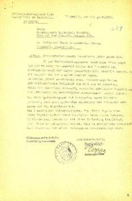 Herrn Rechtsanwalt Dr. Gerardo Frenkel