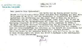 Sehr geehrte Frau Kychenthal!