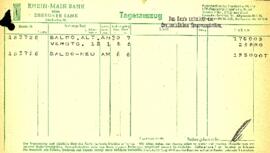 Tagesauszug