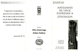 Artesano de Chile expresan a Jerusalén