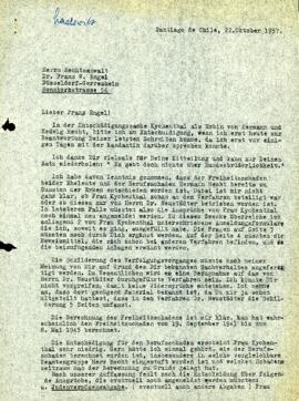 Herrn Rechtsanwalt Dr. Franz W. Engel
