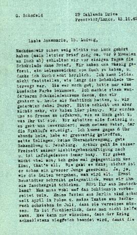 Liebe Annemarie, lb. Ludwig