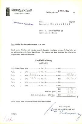 Frau Annemarie Kychenthal