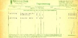 Tagesauszug