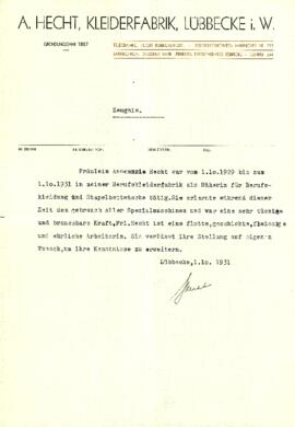 Zeugnis
