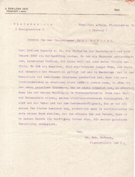 Zeugnis fur den Oberprimaner
