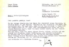 Sehr geehrte gnädige Frau!