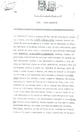 Documentos de herencia