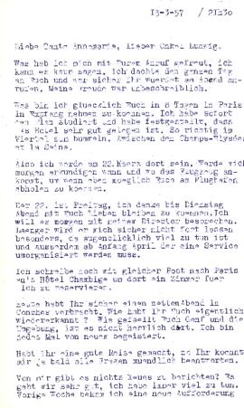 Liebe Tante Annemarie, lieber Onkel Ludwig