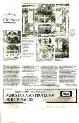 Artículo de prensa "Reflejos cinéticos"