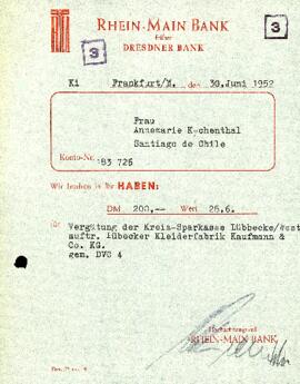 Frau Annemarie Kychenthal
