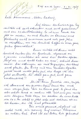 Liebe Annemarie, lieber Ludwig