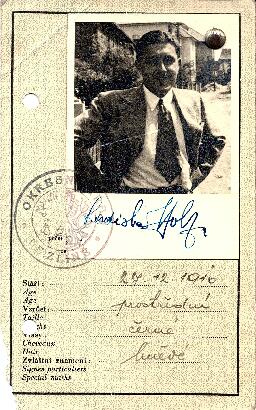 Página de pasaporte checo