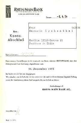 Frau Annemarie Kychenthal