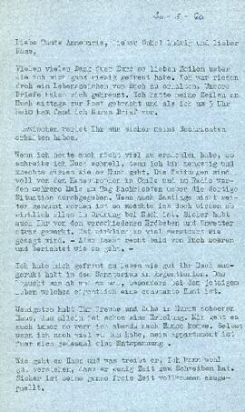 Liebe Tante Annemarie, lieber Onkel Ludwig und lieber Hans