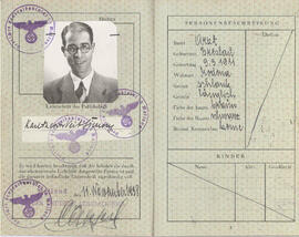 Pasaporte Karl “Israel” Theodor Simon