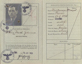 Pasaporte Heinz "Israel" Gutmann
