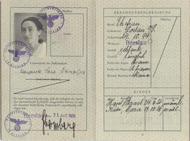 Pasaporte Margarete “Sara” Danzinger