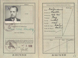 Pasaporte Erwin “Israel” Krauskopf