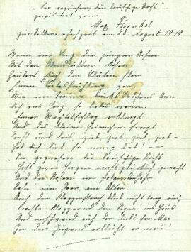 Poesía del señor Fraenkel